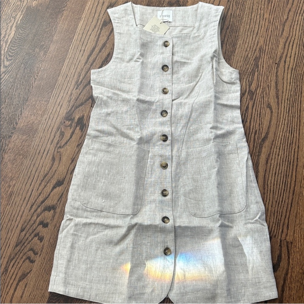 NWT • Posse Emma Linen Dress - Picture 5 of 8